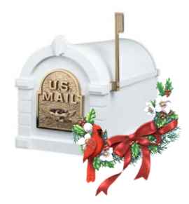 Mailbox hometalk shed Decorate a Christmas Mailbox.